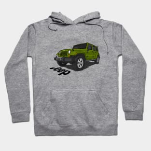 Jeep Wrangler - Army Hoodie